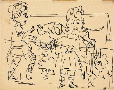 Playing Children by Ernst Ludwig Kirchner